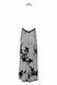 Платье Noir Handmade F312 Divinity long flocked mesh dress with open back - S SX0309 фото 5