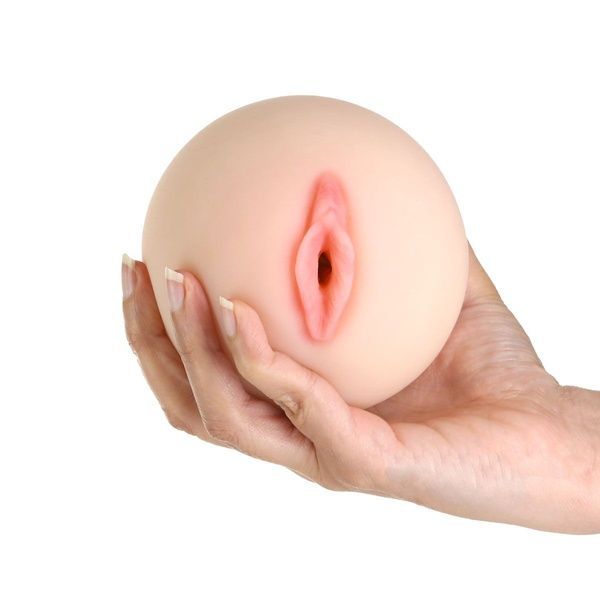 Мастурбатор-груди Cutie Pies Hannah's Handful - Pussy & Boob, глибина 9,9 см, віброкуля в подарунок SO7757