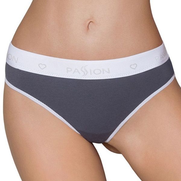 Спортивні трусики-стрінги Passion PS007 PANTIES dark grey, size L SO4247
