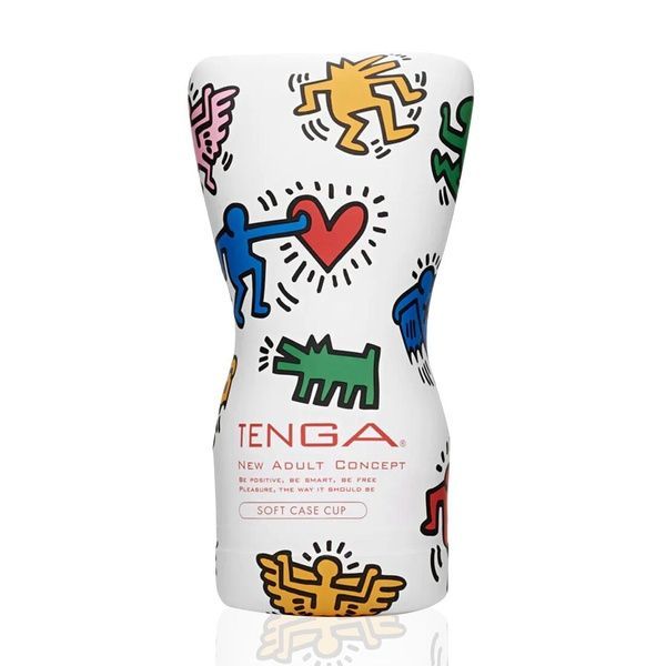 Мастурбатор Tenga Keith Haring Soft Case Cup (м&rsquo;яка подушечка) стисний SO1648