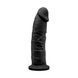 Фалоімітатор SilexD Henry Black (MODEL 2 size 7.5in), двошаровий, силікон + Silexpan, діаметр 4,8 см SO5025