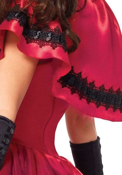 Эротический костюм Красной шапочки Leg Avenue Gothic Red Riding Hood XL, платье, накидка SO9125 фото