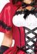 Эротический костюм Красной шапочки Leg Avenue Gothic Red Riding Hood XL, платье, накидка SO9125 фото 3