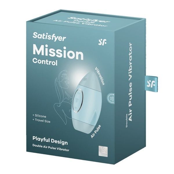 Вакуумний вібратор Satisfyer Mission Control Blue SO8969