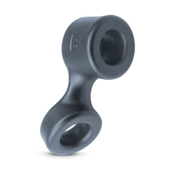 Ерекційне кільце Boners Cock Ring And Ball Stretcher - Grey SO8852