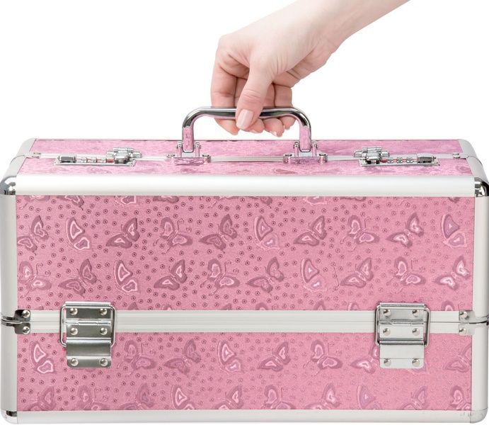 Кейс для зберігання секс-іграшок BMS Factory - Large Lokable Vibrator Case Pink SO8900