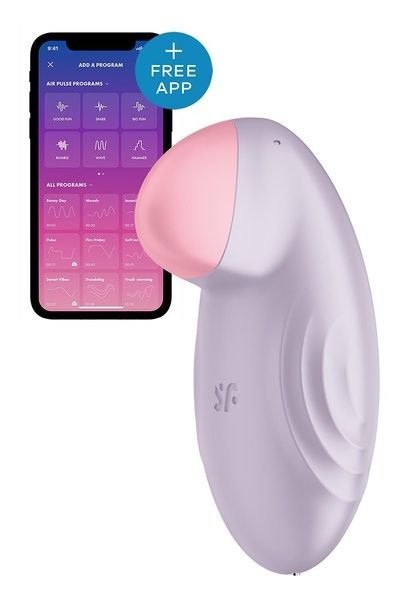 Смарт-вібратор для клітора Satisfyer Tropical Tip Light Lilac SO7141