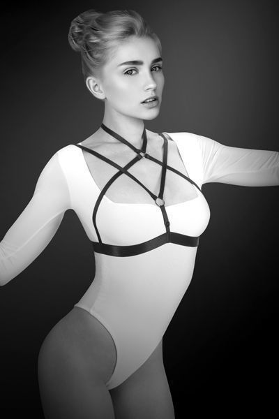 Портупея на груди Bijoux Pour Toi - ALYSSA, еластичний поліестер SO2226