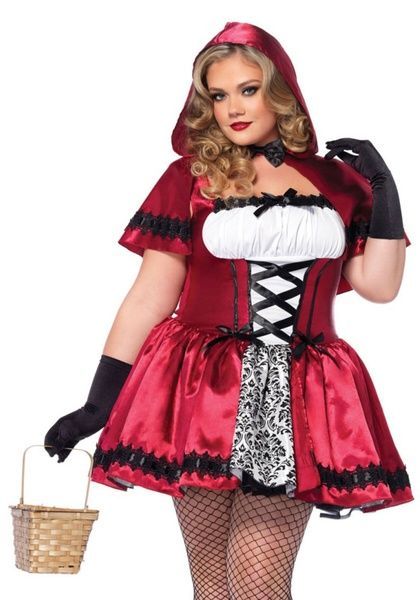 Костюм червоної шапочки Leg Avenue Gothic Red Riding Hood 3X-4X SO9126