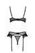 Комплект Passion KERRIA SET WITH OPEN BRA black L/XL - ECO Passion SX0494 4
