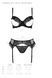 Комплект Passion KERRIA SET WITH OPEN BRA black L/XL - ECO Passion SX0494 5