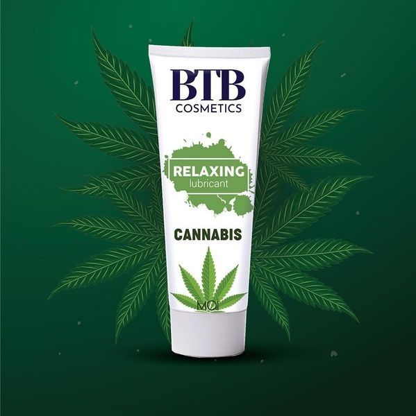 Змазка на водній основі BTB FLAVORED CANNABIS (100 мл) SO7537