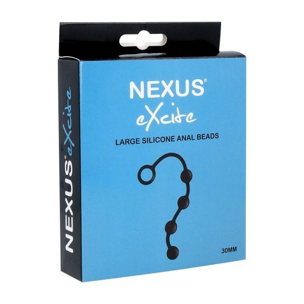 Анальні кульки Nexus Excite Large Anal Beads, силікон, макс. діаметр 3 см SO3843