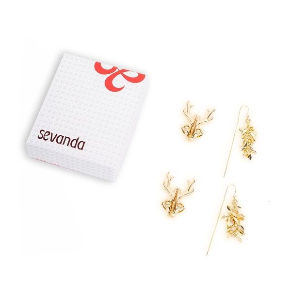 Затискачі для сосків LOCKINK SEVANDA Stag Adjustable Nipple Clamps Set SX0878