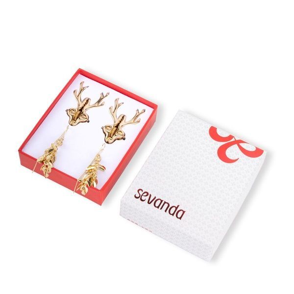 Затискачі для сосків LOCKINK SEVANDA Stag Adjustable Nipple Clamps Set SX0878
