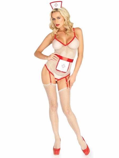 Leg Avenue Roleplay TLC Nurse White O/S SO8602