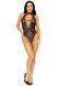 Leg Avenue Net and lace halter bodysuit OS Black SO7898 8