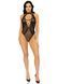 Leg Avenue Net and lace halter bodysuit OS Black SO7898 6