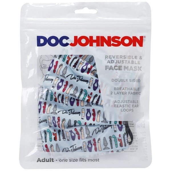 Гігієнічна маска Doc Johnson DJ Reversible and Adjustable face mask SO6071
