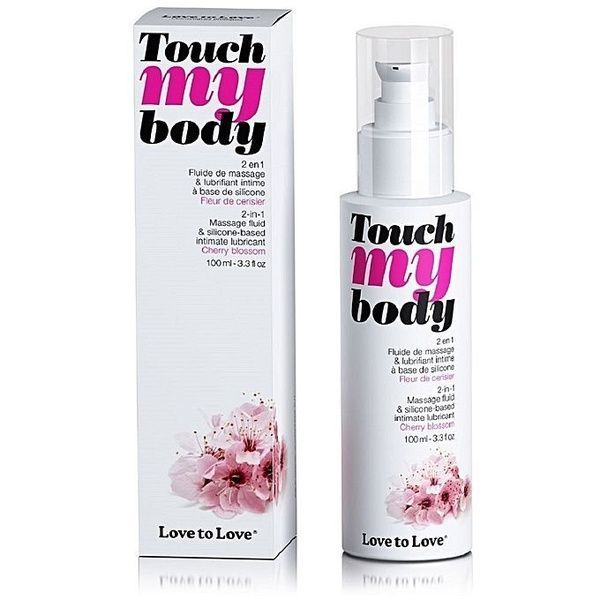Масажний гель і змазка 2-в-1 Love To Love TOUCH MY BODY Cherry Blossom (100 мл) зволожуючий SO2345