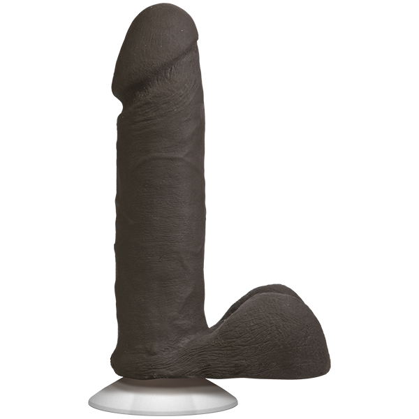 Фалоімітатор Doc Johnson The Realistic Cock 6 inch Black - ULTRASKYN, Vac-U-Lock, діаметр 4,3 см SO2790