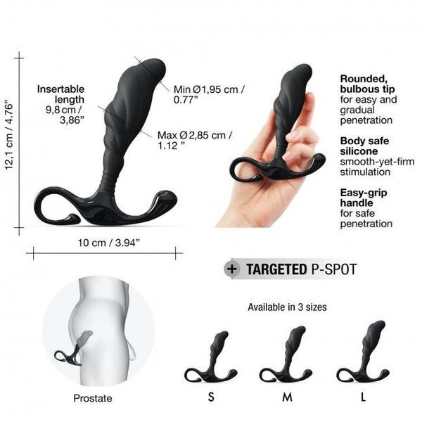 Ручний ергономічний масажер простати Dorcel Expert P size L SO5526