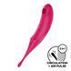 Вібратор для клітора з вакуумною стимуляцією Satisfyer Twirling Pro Red SO7802