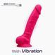 Фалоімітатор з вібрацією SilexD Vetus Vibro Pink (MODEL 1 size 8in), двошаровий, діаметр 4,2см SO4654 1