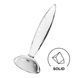Скляна анальна пробка Satisfyer Sparkling Crystal, дуже міцна, термостійка SO8788 1