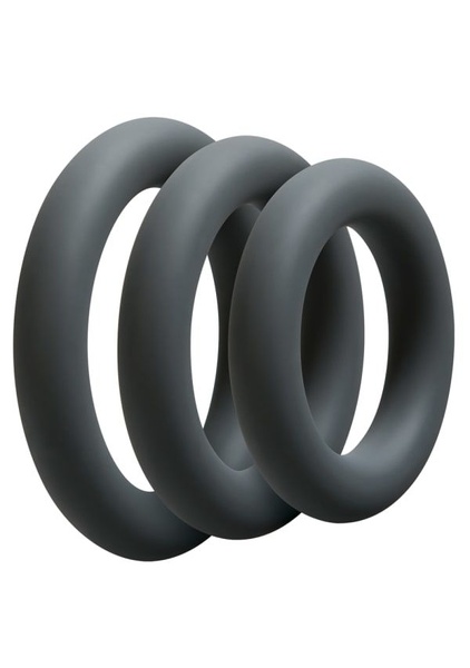 Набір ерекційних кілець Doc Johnson OptiMALE 3 C-Ring Set Thick SO4008