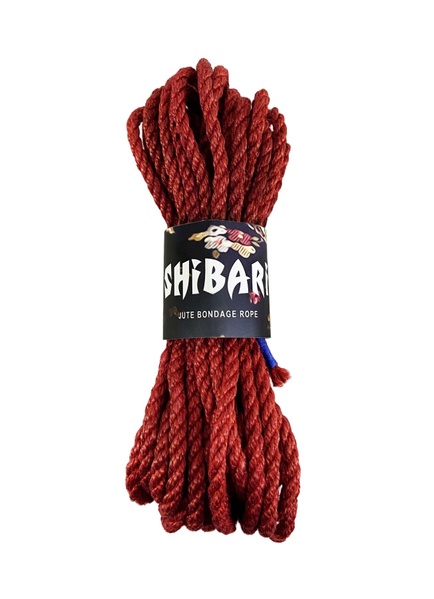 Джутова мотузка для шібарі Feral Feelings Shibari Rope, 8 м червона SO4005