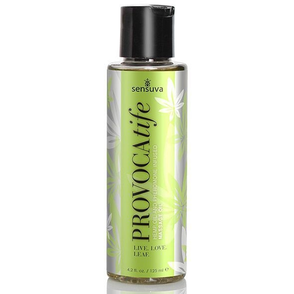 Масажна олія Sensuva: Provocatife Hemp Oil Пройняті Massage (125 мл) з феромонами і маслом конопель SO3213