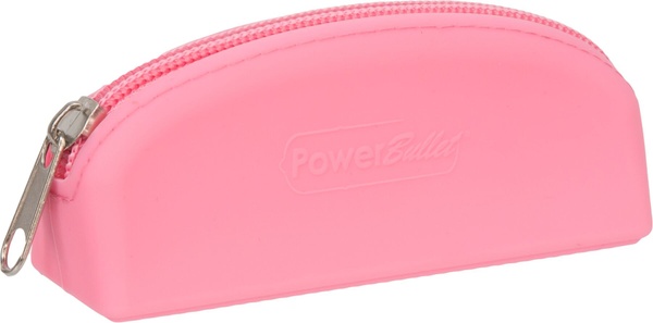 Сумка для зберігання секс-іграшок PowerBullet - Silicone Storage Zippered Bag Pink SO5560