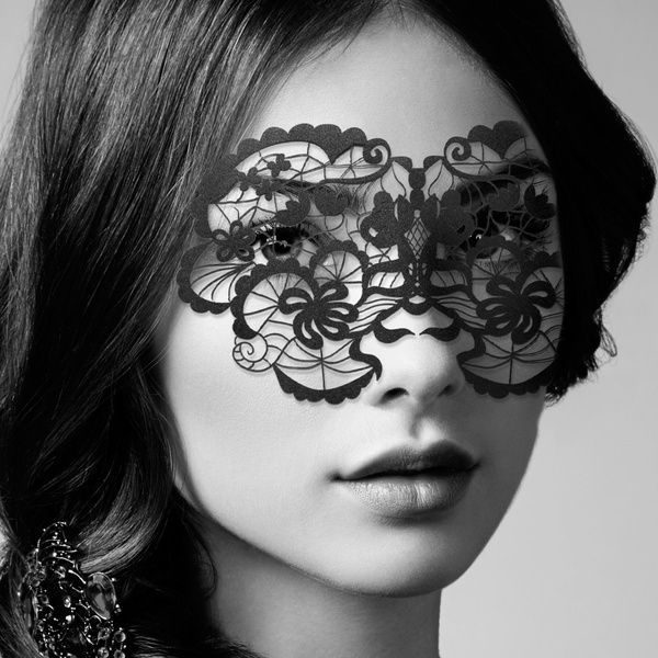 Маска на обличчя Bijoux Indiscrets - Anna Mask, вінілова, клейове кріплення, без зав'язок SO2326