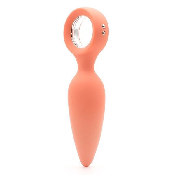 Анальна вібропробка KisToy Orville Orange, діаметр 3 см SO3630
