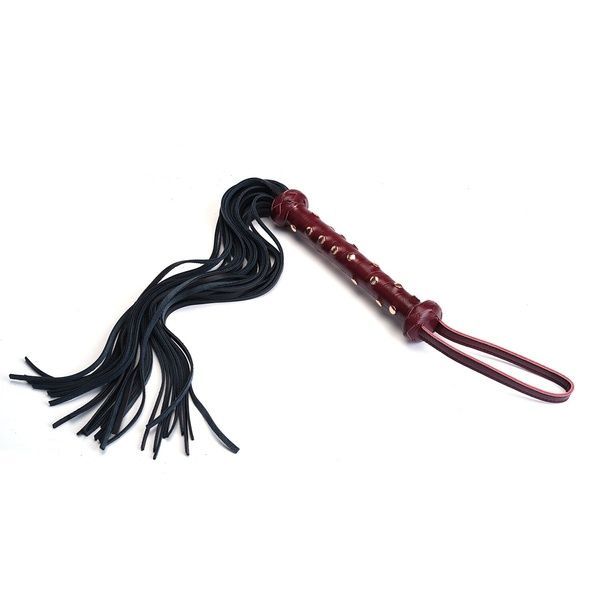 Флогер Liebe Seele Wine Red Studded Flogger SO9466