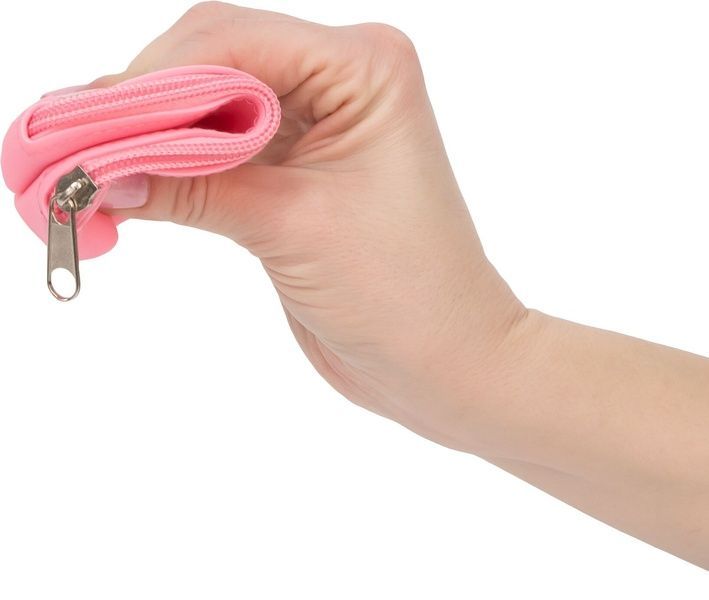 Сумка для зберігання секс-іграшок PowerBullet - Silicone Storage Zippered Bag Pink SO5560