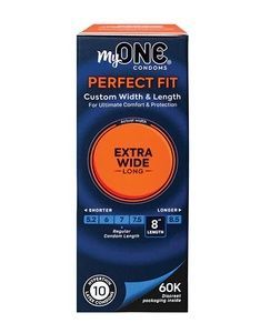 Презервативи MyONE Extra Wide & Long 10 шт, картонна коробка SX1253