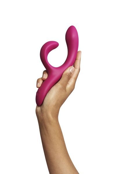 Смарт вібратор-кролик We-Vibe Nova Fuchsia, ергономічний, регульований кут нахилу стовбура SO6930
