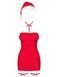 Сорочка Obsessive Kissmas chemise red L/XL SX1157 3