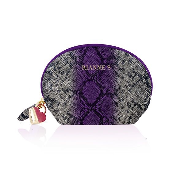 Вібратор для точки G Rianne S: Boa Mini Purple, 10 режимів роботи, медичний силікон, косметичка-чохол SO3884