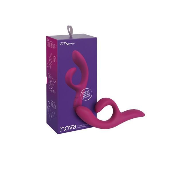 Смарт вібратор-кролик We-Vibe Nova Fuchsia, ергономічний, регульований кут нахилу стовбура SO6930