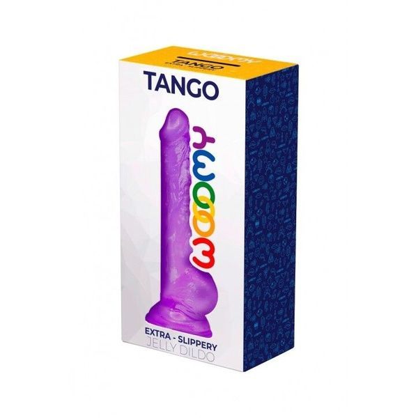 Фалоімітатор Wooomy Tango, з присоскою, довжина 18 см, діаметр 3,2 см SO7396