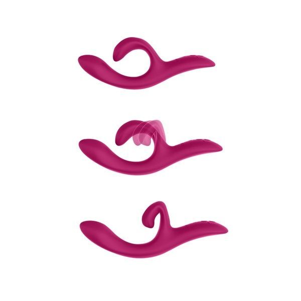 Смарт вібратор-кролик We-Vibe Nova Fuchsia, ергономічний, регульований кут нахилу стовбура SO6930