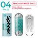 Мастурбатор Tenga Spinner 04 Pixel з пружною стимулювальною спіраллю всередині SO4298 4