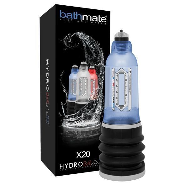 Гідропомпа Bathmate Hydromax 5 Blue (X20), для члена довжиною від 7,5 до 12,5 см, діаметр до 4,5 см HM-20-AB