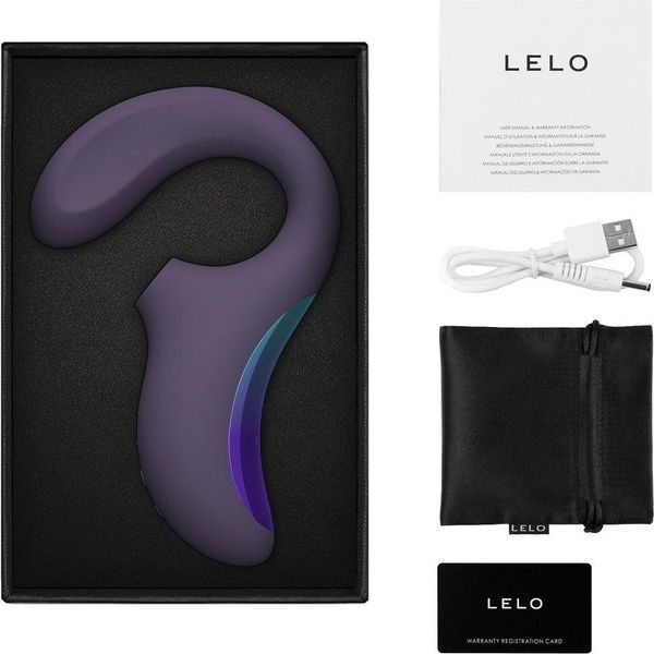 Клиторально-вагинальный звуковой стимулятор LELO Enigma WAVE Cyber Purple, 3 типа стимуляции SX0686 фото