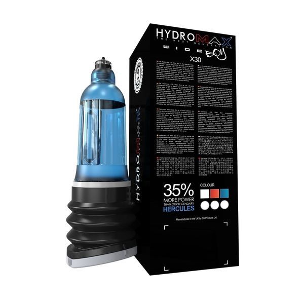 Гідропомпа Bathmate Hydromax 7 WideBoy Blue (X30) для члена довжиною від 12,5 до 18 см, діаметр до 5 SO1959