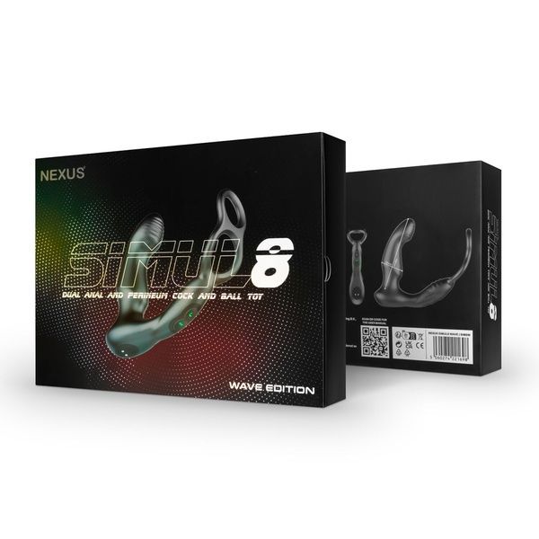 Стимулятор простати Nexus SIMUL8 Wave Edition з ерекційним кільцем SX1340