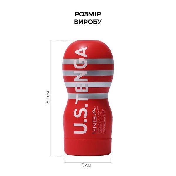 Мастурбатор Tenga US Deep Throat (Original Vacuum) Cup (глубокая глотка большая), обновленная версия SO6595 фото